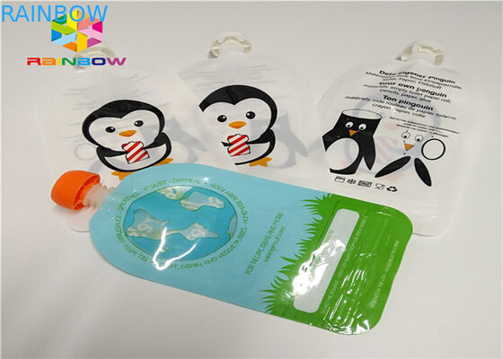 Η στάση φύλλων αλουμινίου αργιλίου ρίχνει επάνω τη σακούλα που συσκευάζει το προσαρμοσμένο τυπώνοντας πλαστικό 120ml