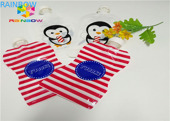 Η στάση φύλλων αλουμινίου αργιλίου ρίχνει επάνω τη σακούλα που συσκευάζει το προσαρμοσμένο τυπώνοντας πλαστικό 120ml