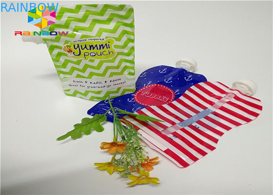 Η στάση φύλλων αλουμινίου αργιλίου ρίχνει επάνω τη σακούλα που συσκευάζει το προσαρμοσμένο τυπώνοντας πλαστικό 120ml