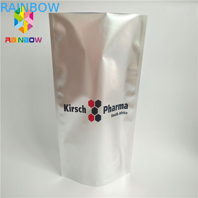 Resealable συσκευάζοντας τσάντες φύλλων αλουμινίου αργιλίου, τοποθετημένη σε στρώματα στάση επάνω στο βαθμό τροφίμων σακουλών φερμουάρ