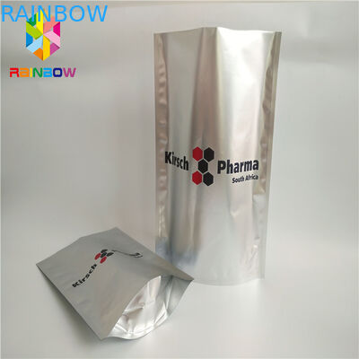 Resealable συσκευάζοντας τσάντες φύλλων αλουμινίου αργιλίου, τοποθετημένη σε στρώματα στάση επάνω στο βαθμό τροφίμων σακουλών φερμουάρ