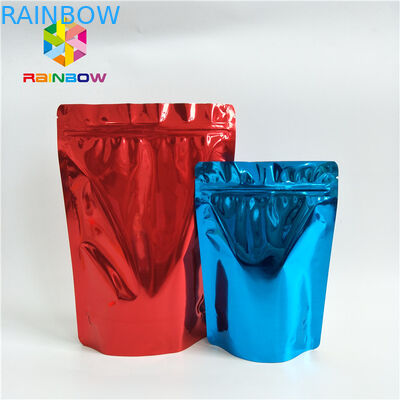 Η συνήθεια βαθμού τροφίμων τύπωσε τυπωμένο Ziplock φύλλων αλουμινίου αργιλίου απόδειξης μυρωδιάς στάσεων επάνω σακούλες