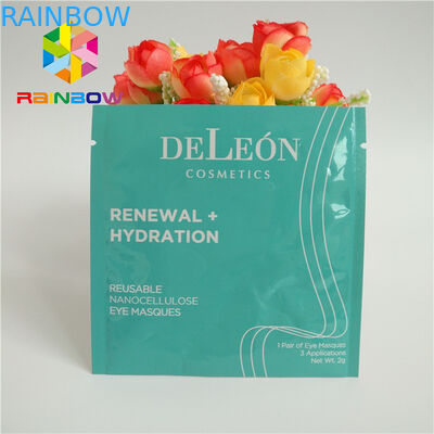 Η πλευρά τρία σφράγισε την τυπωμένη Ziplock τοποθετημένη σε στρώματα τσάντες αργιλίου μάσκα ματιών φύλλων αλουμινίου του προσώπου