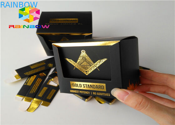 Αποτυπωμένο σε ανάγλυφο κιβώτιο εγγράφου εκτύπωσης που συσκευάζει το μικρό προϊόν προϊόντων με το παράθυρο