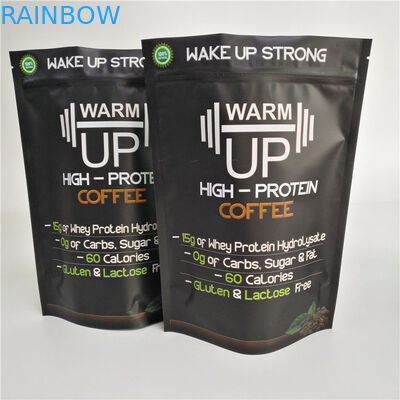 Πλαστικές σακούλες φύλλων αλουμινίου αργιλίου που συσκευάζουν την τσάντα σκονών συμπληρωμάτων αθλητικής διατροφής βιταμινών