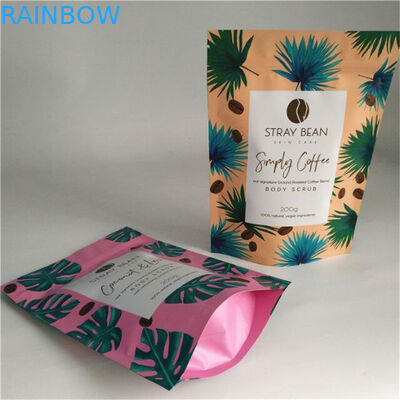 Οι βιοδιασπάσιμες τσάντες τσαγιού που συσκευάζουν προσαρμοσμένο Airtightbody τρίβουν το σακούλι στιγμιαίου καφέ