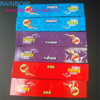 Σακούλα φύλλων αλουμινίου σακουλιών σκονών μελιού αλόγων που συσκευάζει τη χρυσή βασιλική VIP Μαλαισία τσάντα μελιού