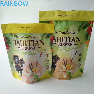 Συσκευάζοντας τσάντες πρόχειρων φαγητών Mylar Doypacks, στάση φύλλων αλουμινίου αργιλίου επάνω Ziplock στις τσάντες για ξηρό - φρούτα