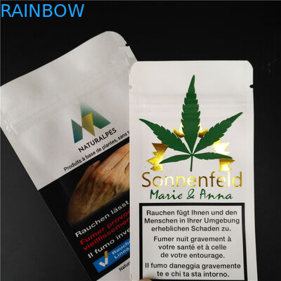 Βοτανικό θυμίαμα THC CBD Gummies που συσκευάζει τις βιοδιασπάσιμες άσπρες σακούλες τροφίμων τσαντών της Kraft