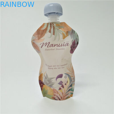 Προσαρμοσμένη εκτύπωσης σωλήνων σακουλών συσκευάζοντας παιδιών ασφαλής σακούλα παιδικών τροφών καπακιών επαναχρησιμοποιήσιμη