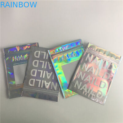 SGS/FDA τσάντα Makeup επαναχρησιμοποιήσιμο Mylar φύλλων αλουμινίου αλουμινίου την πλευρά τρία που σφραγίζεται που συσκευάζει