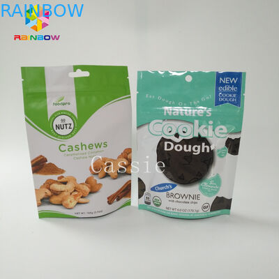 Gravure στάση εκτύπωσης επάνω στην κλειδαριά φερμουάρ τσαντών φύλλων αλουμινίου αργιλίου που προσαρμόζεται για τα τρόφιμα σκονών