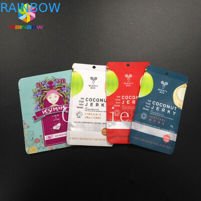 Η σφραγίδα πιασιμάτων σακουλών Mylar τοποθετεί το καλλυντικό δείγμα Giveaway σε σάκκο σκονών τσαγιού αποθήκευσης βαθμού τροφίμων