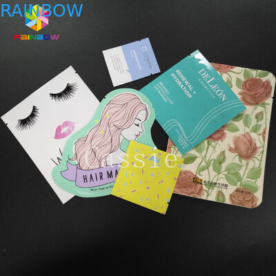 Η σφραγίδα πιασιμάτων σακουλών Mylar τοποθετεί το καλλυντικό δείγμα Giveaway σε σάκκο σκονών τσαγιού αποθήκευσης βαθμού τροφίμων