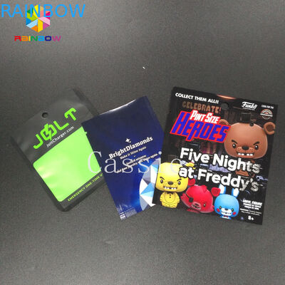 Τρεις πλευρές σφράγισαν Ziplock τη στάση επάνω σακουλών στη στιλπνή συσκευασία μασκών εκτύπωσης καλλυντική του προσώπου