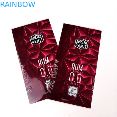 Η πλήρης θερμότητα της PET τυπωμένων υλών χρώματος συρρικνώνεται το ποτό μανικιών συρρικνώνεται τη θερμότητα λογότυπων συνήθειας ετικετών - ευαίσθητη