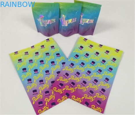 Ιατρικό Ziplock CYMK φύλλων αλουμινίου Mylar τσαντών διοργανωτών απόδειξης μυρωδιάς καλλυντικό στιλπνό μίνι χρώμα