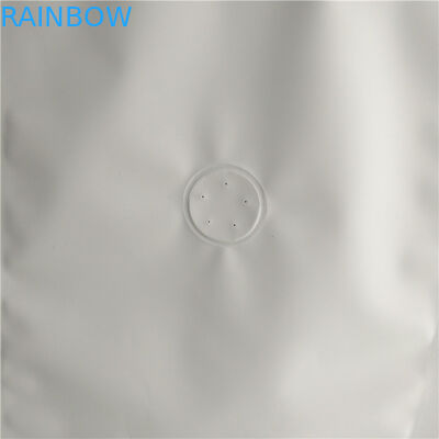 Σαφής άσπρη κορυφή εκτύπωσης ταινιών συσκευασίας τροφίμων τσαντών επίπεδων κατώτατων σημείων που γεμίζει με την αεροβαλβίδα