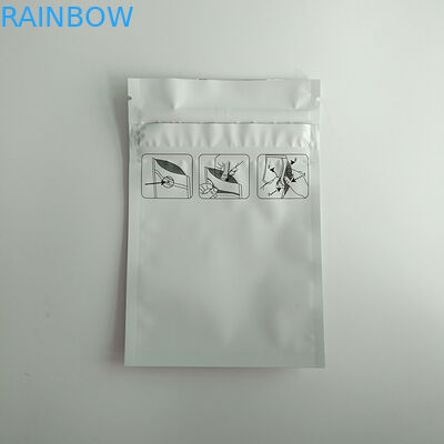 3 η δευτερεύουσα στάση μεταλλινών σφραγίδων επάνω στη συσκευασία σακουλών, στέκεται επάνω την απόδειξη παιδιών σακουλών φερμουάρ