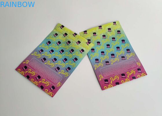 Σακούλες στάσεων συνήθειας πλαστικές επάνω που συσκευάζουν Ziplock ολογραμμάτων τσαντών σπόρου ζιζανίων μπισκότων