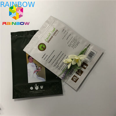 Resealable στάση εγγράφου της Kraft επάνω τοποθετημένες σε στρώματα στις σακούλες πλαστικές τσάντες φύλλων αλουμινίου αργιλίου