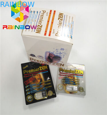 Premierzen φουσκαλών καρτών συσκευάζοντας συνήθειας ασφαλές για τα παιδιά κιβώτιο εγγράφου καρτών κατώτατων κλειδαριών τρισδιάστατο