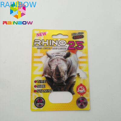 Κανονική κάρτα φουσκαλών μεγέθους που συσκευάζει το τρισδιάστατο χάπι φύλων επίδρασης για τα άτομα που συσκευάζουν την κάρτα