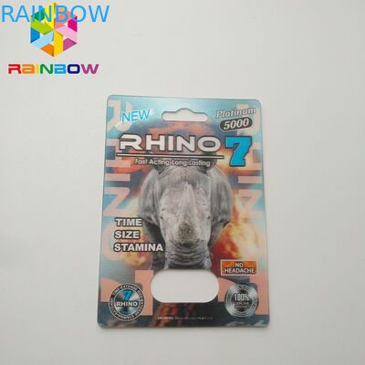 Κανονική κάρτα φουσκαλών μεγέθους που συσκευάζει το τρισδιάστατο χάπι φύλων επίδρασης για τα άτομα που συσκευάζουν την κάρτα