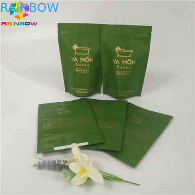 Αλάτων φύλλων αλουμινίου τοπ στάση φερμουάρ σακουλών συσκευάζοντας επάνω Ziplock στο αλατισμένο φύλλο αλουμινίου αργιλίου τσαντών λουτρών