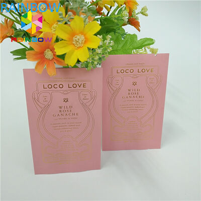 Το καφετί έγγραφο της Kraft συγκολλά τη συσκευασία με θερμότητα τοποθετεί το προσαρμοσμένο μέγεθος για τα φασόλια μπισκότων/καφέ