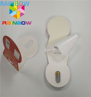 τρισδιάστατη φακοειδής συσκευάζοντας ενιαία διπλή τρύπα κιβωτίων καρτών εγγράφου εμπορικών σημάτων υποζυγίων συμπεριλαμβανομένου του μπουκαλιού