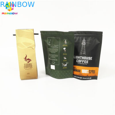 Τσάντες τσαγιού επίπεδων κατώτατων σημείων που συσκευάζουν Resealable Ziplock για τη σκόνη πρωτεΐνης/καφέ