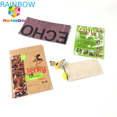 Resealable σακούλα φύλλων αλουμινίου που συσκευάζει την πλαστική εκτύπωση χρώματος φύλλων αλουμινίου αργιλίου τρία δευτερεύουσα σφραγίδα