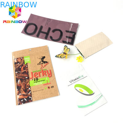 Resealable σακούλα φύλλων αλουμινίου που συσκευάζει την πλαστική εκτύπωση χρώματος φύλλων αλουμινίου αργιλίου τρία δευτερεύουσα σφραγίδα