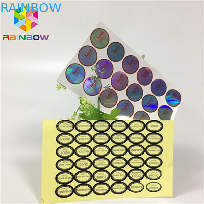 Βινυλίου αυτοκόλλητη ετικέττα ετικετών ιματισμού ασφάλειας συνήθειας ταινιών συσκευασίας τροφίμων απόδειξης νερού