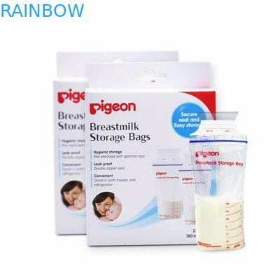 Η διπλή στάση επάνω στη σακούλα φερμουάρ, συγκολλά την αποθήκευση μητρικού γάλα τσαντών συσκευασίας με θερμότητα