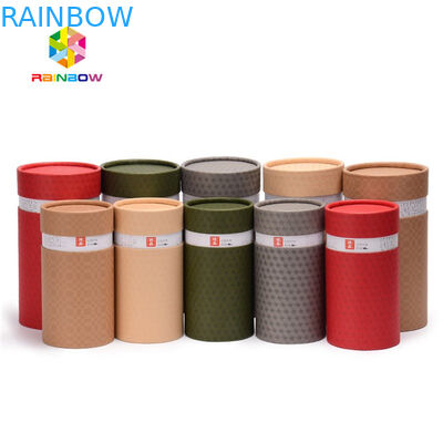 Ανακυκλώστε το έντυπο CBD μπουκαλιών εγγράφου τοποθετημένο σε στρώματα σωλήνας υλικό εγγράφου χαρτονιού κιβωτίων συσκευάζοντας