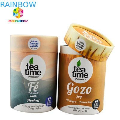 Ανακυκλώστε το έντυπο CBD μπουκαλιών εγγράφου τοποθετημένο σε στρώματα σωλήνας υλικό εγγράφου χαρτονιού κιβωτίων συσκευάζοντας