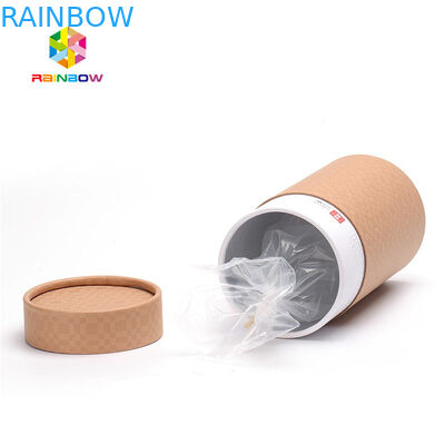 Ανακυκλώστε το έντυπο CBD μπουκαλιών εγγράφου τοποθετημένο σε στρώματα σωλήνας υλικό εγγράφου χαρτονιού κιβωτίων συσκευάζοντας