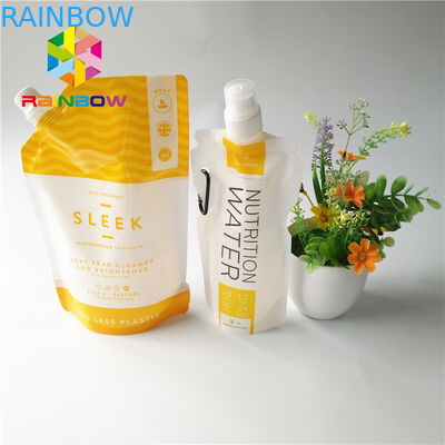 5oz/7oz πλαστική σακούλα σωλήνων που συσκευάζει τη διαφανή τσάντα ενεργειακών ποτών ανακυκλώσιμη