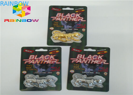 Τα αρσενικά χάπια αυξήσεων βγάζουν φουσκ'αλες το πακέτο που συσκευάζει την τρισδιάστατη κάρτα φουσκαλών ρινοκέρων για τη συσκευασία καψών