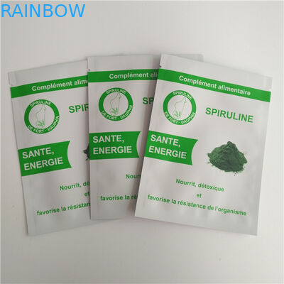 Στάση βαθμού τροφίμων φύλλων αλουμινίου αργιλίου επάνω στις σακούλες τρία δευτερεύουσα τσάντα σκονών καφέ Eco σφραγίδων