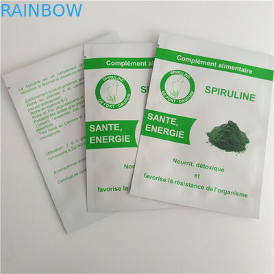 Στάση βαθμού τροφίμων φύλλων αλουμινίου αργιλίου επάνω στις σακούλες τρία δευτερεύουσα τσάντα σκονών καφέ Eco σφραγίδων