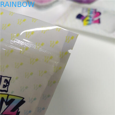 Τα Resealable μπισκότα πλαστικών τσαντών RUNTZ/ολογραμμάτων στέκονται επάνω τα αστεία σακουλών επάνω στην απόδειξη μυρωδιάς