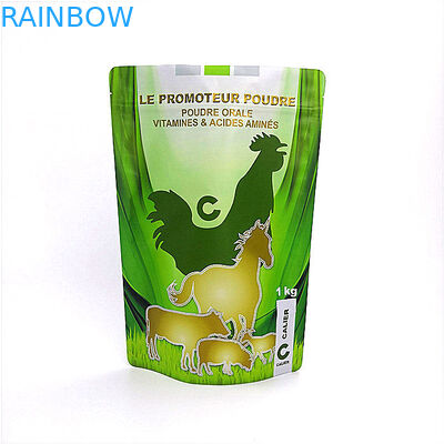 Moistureproof πλαστικές σακούλες που συσκευάζουν το φύλλο αλουμινίου αργιλίου σφραγίδων πιασιμάτων τσαντών χορτονομής Doypack