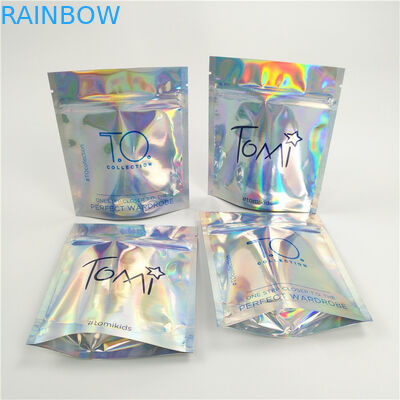 Gravure σακούλα φύλλων αλουμινίου εκτύπωσης που συσκευάζει την ολογραφική τσάντα λέιζερ βιοδιασπάσιμη για τις αγορές