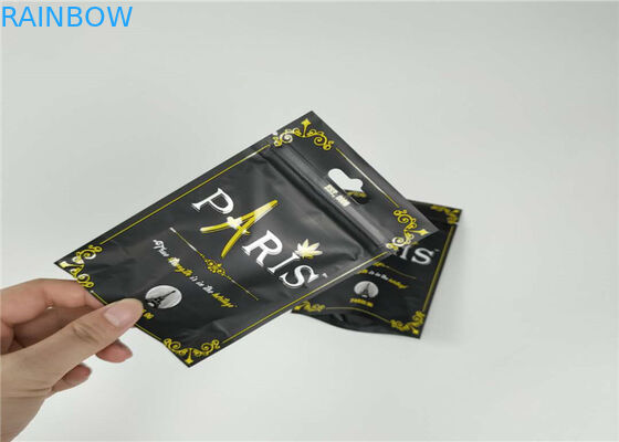 Στάση ζιζανίων Gashouse Runtz επάνω στη σακούλα φερμουάρ, ματ τσάντες συσκευασίας τροφίμων του Παρισιού OG πετρελαίου