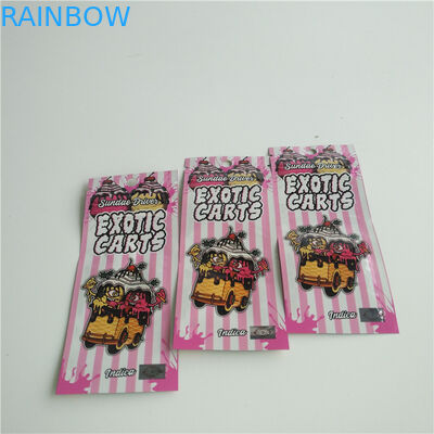 Resealable στάση κασετών CBD Vape επάνω στην τσάντα Mylar φερμουάρ σακουλών για τη δεξαμενή Vape