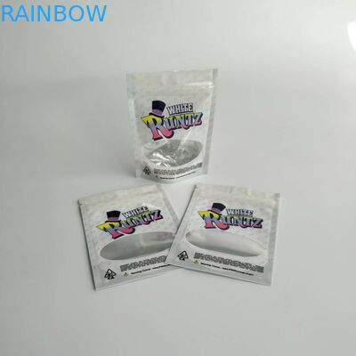 Στιλπνές πλαστικές σακούλες Runtz που συσκευάζουν τη στάση απόδειξης μυρωδιάς επάνω στην τσάντα αγοριών ζουγκλών Runtz