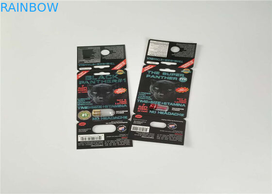 PP PET υλική πλαστική κάρτα χαπιών φύλων εγγράφου φουσκαλών συσκευάζοντας με τη χρυσή σφαίρα εμπορευματοκιβωτίων ρινοκέρων